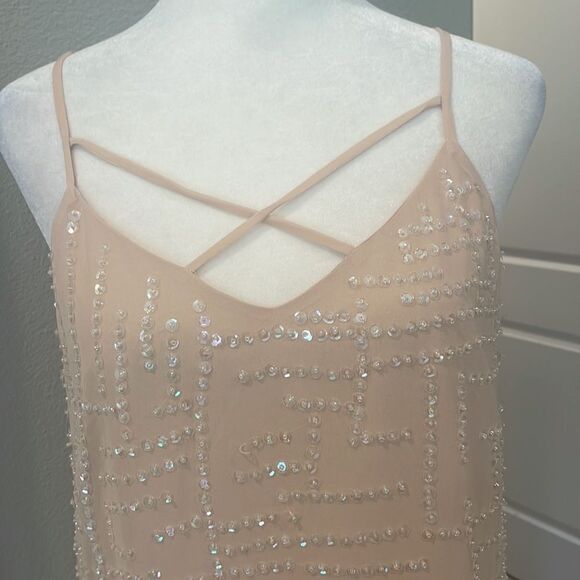 Adelyn Rae Beaded Mini Party Dress Size xs - Picture 3 of 7